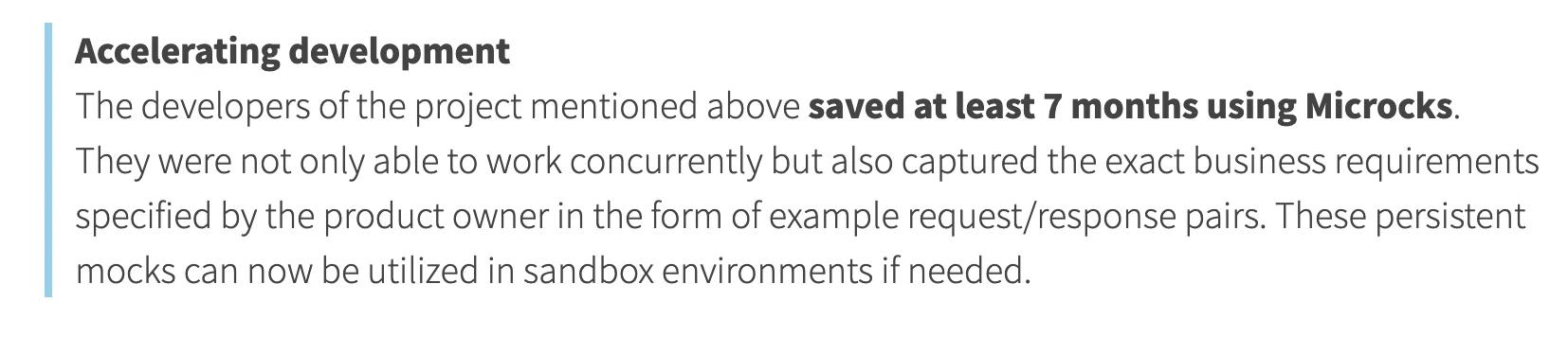 J.B. Hunt The Value of Microcks