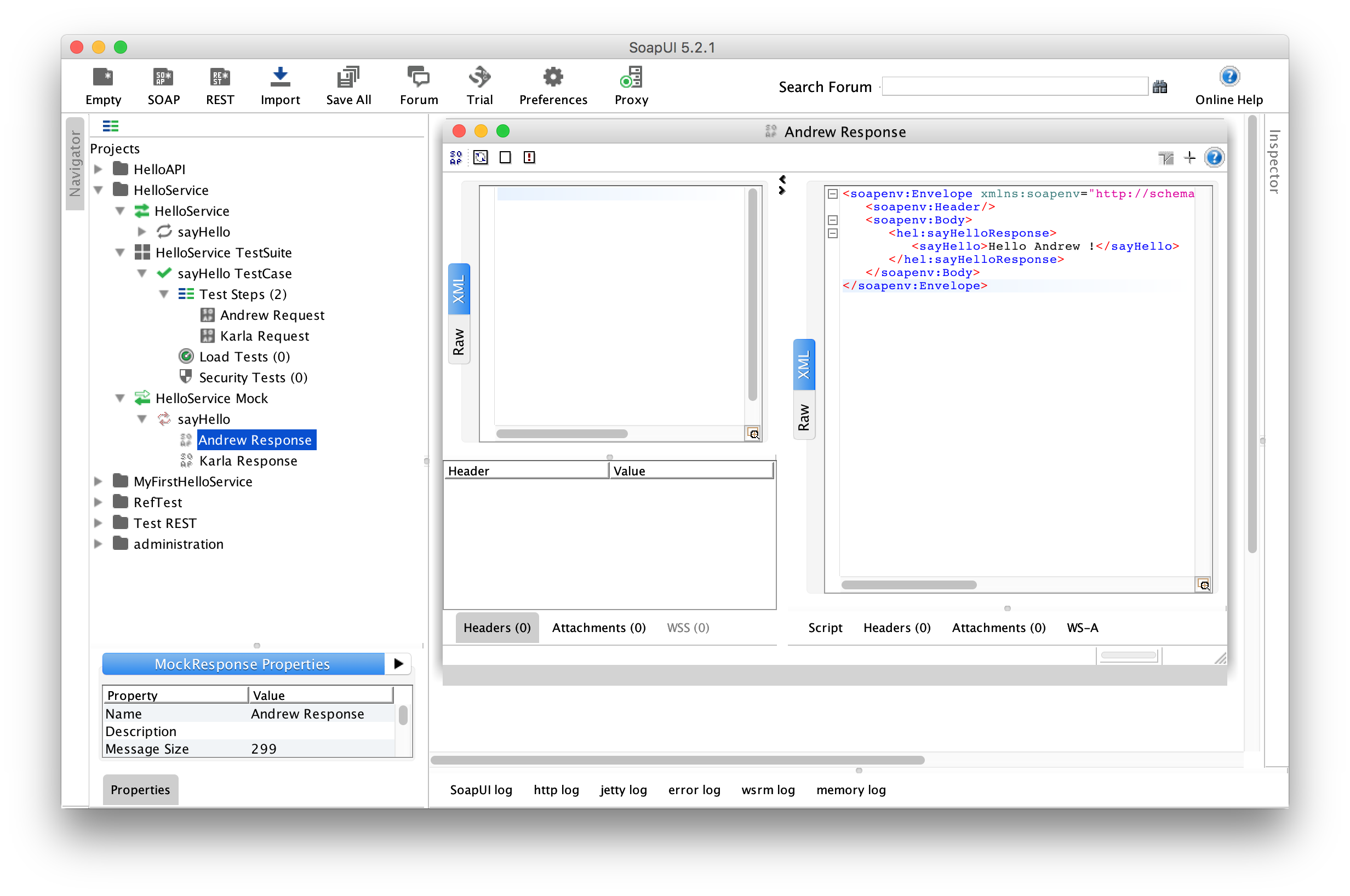 SoapUI Conventions